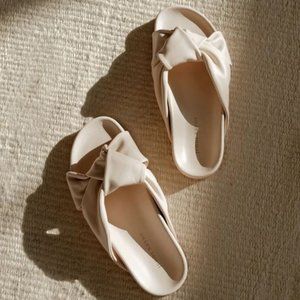 Jenni Kayne Leather Knot Sandal Sand Size 38